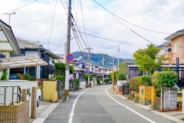 道路の風景