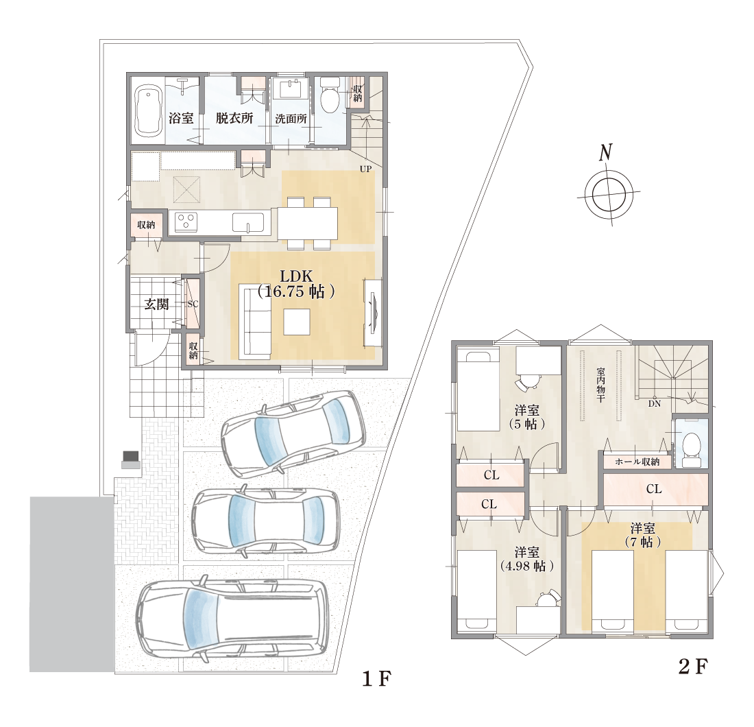 加古川市　ストークガーデン野口町野口2号地モデルハウス　SHOWA GROUP（ショウワグループ）昭和住宅　プラン・間取り