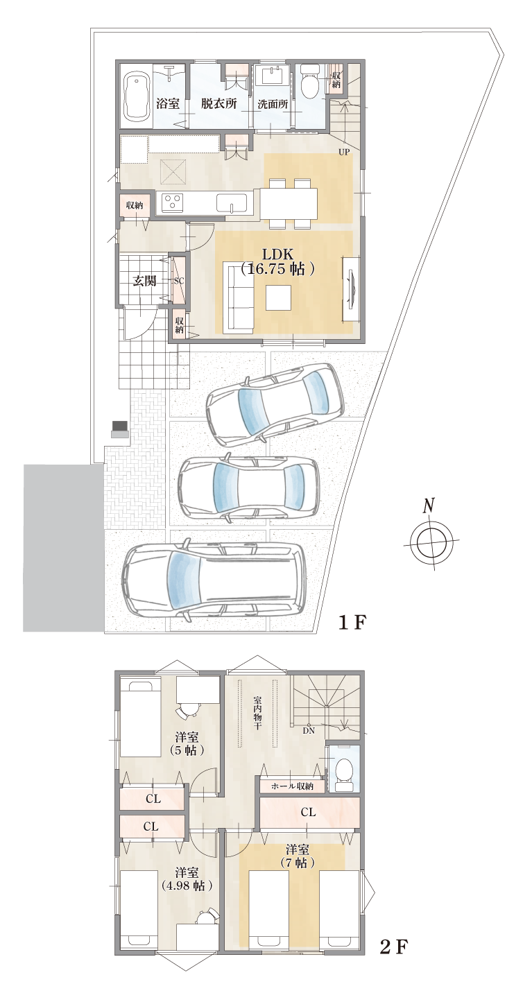 加古川市　ストークガーデン野口町野口2号地モデルハウス　SHOWA GROUP（ショウワグループ）昭和住宅　プラン・間取り