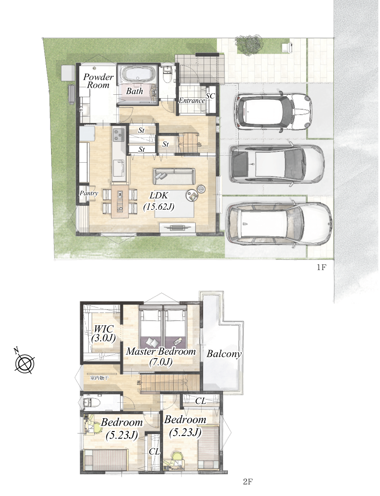 ストークビレッジ播磨公園通り3号地モデルハウス　SHOWA GROUP（ショウワグループ）株式会社・昭和住宅 間取りプラン