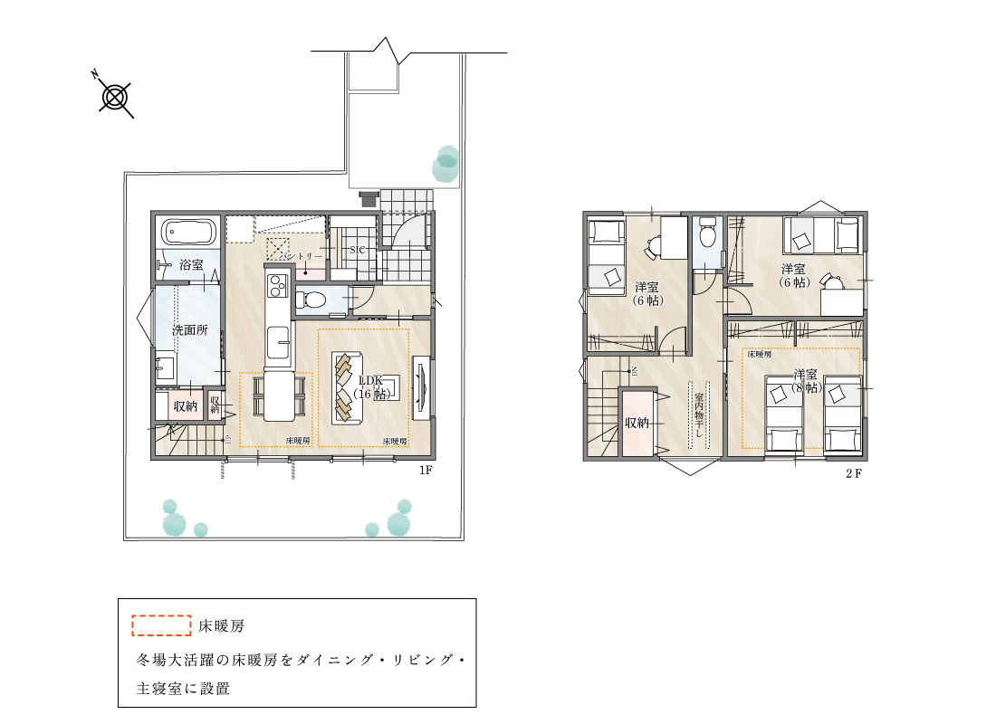 ストークビレッジ東加古川グランレジデンス1号地モデルハウス　SHOWA GROUP（ショウワグループ）株式会社・昭和住宅 間取りプラン