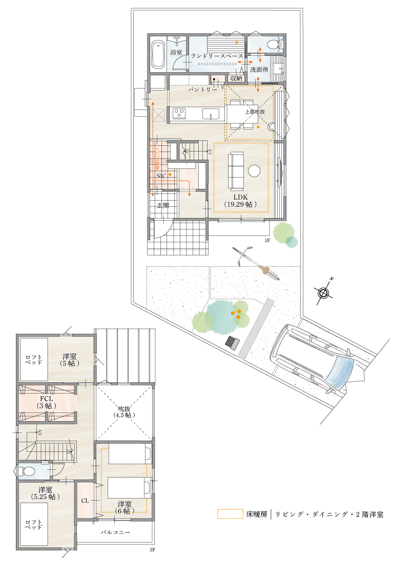 加古郡播磨町 ストークビレッジ稲美町国岡13号地モデルハウス SHOWA GROUP(ショウワグループ)株式会社・昭和住宅 間取りプラン