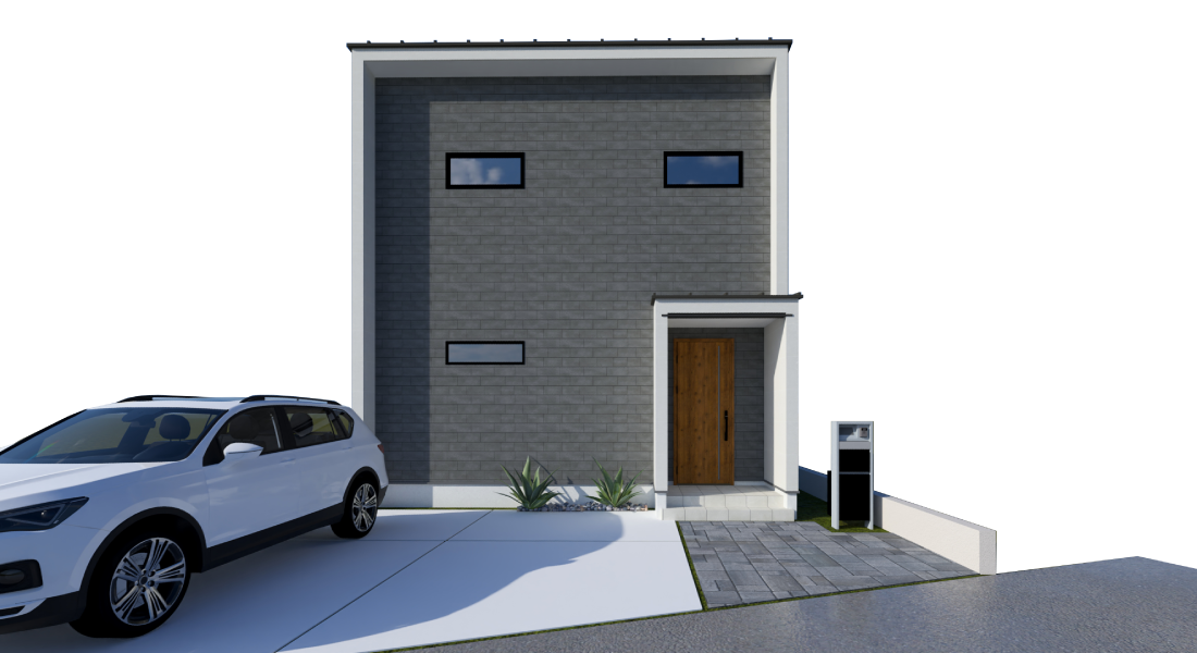 加古川市　ブライトシティ加古川町木村Ⅱ9号地　外観パース