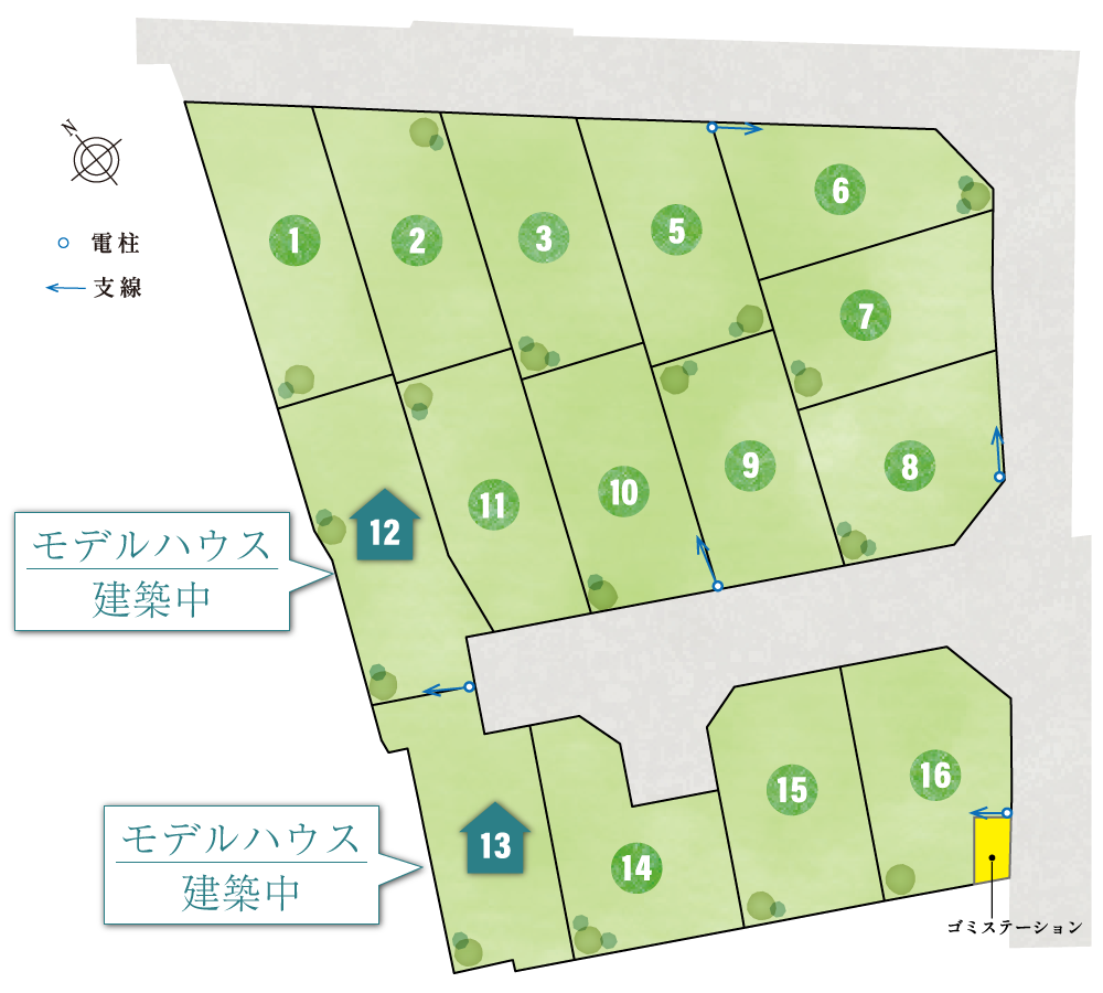 加古川市　ブライトシティ加古川町木村Ⅲ HIKARI 区画図