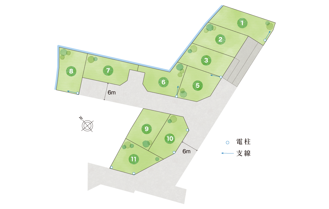 加古川市　ブライトシティ加古川町木村Ⅱ　SHOWA GROUP（ショウワグループ）（株）　昭和住宅　区画図