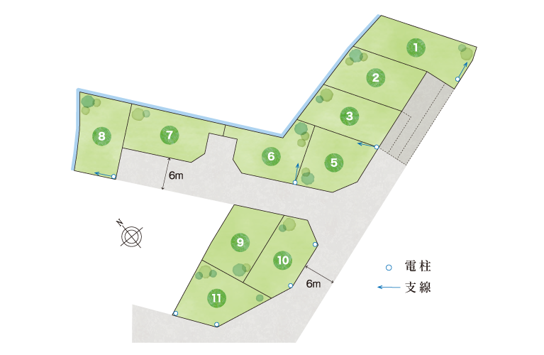 加古川市　ブライトシティ加古川町木村Ⅱ　SHOWA GROUP（ショウワグループ）（株）　昭和住宅　区画図