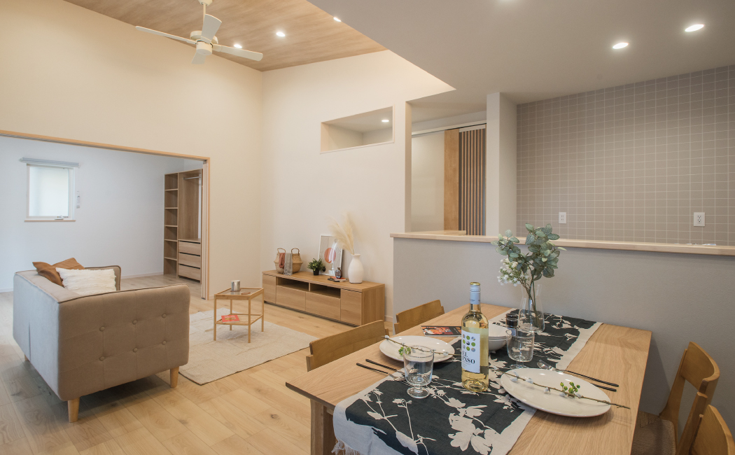 加古川市　フラットステージ野口町北野　モデルハウス　LDK　昭和住宅