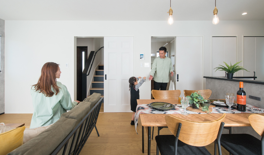 ストークビレッジ東加古川グランレジデンス　5号地モデル　LDK