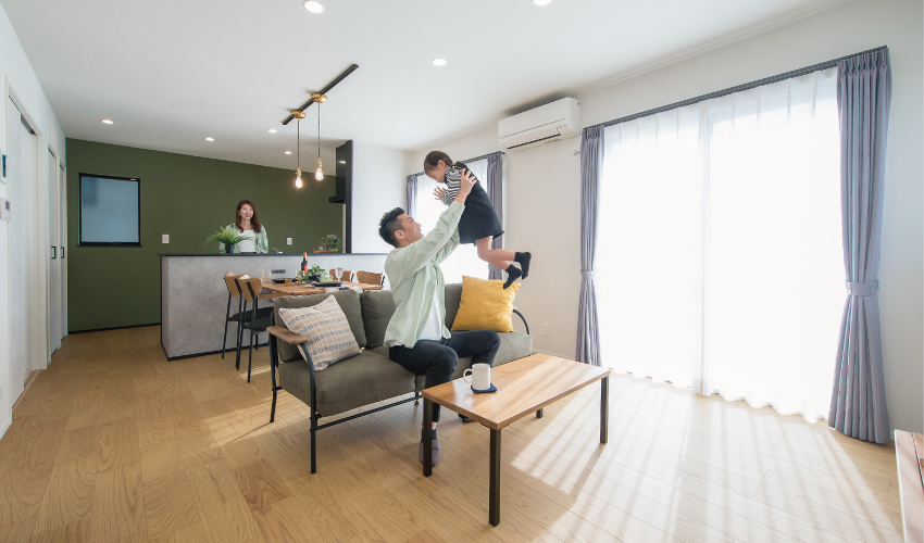 ストークビレッジ東加古川グランレジデンス　5号地モデル　リビング