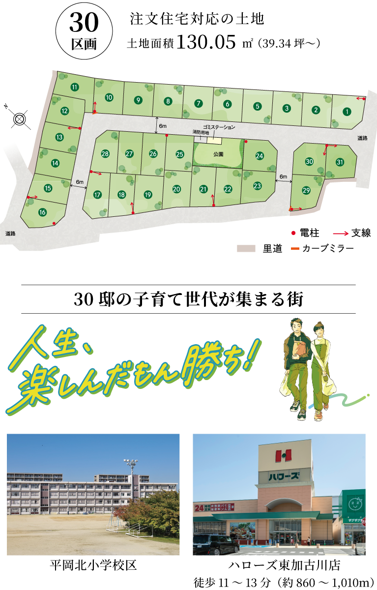 リアルサイズ展示場見学会　SHOWA GROUP株式会社（昭和住宅）　ストークビレッジ東加古川ヴェルデシティ　区画図
