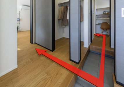 リアルサイズ展示場見学会　SHOWA GROUP株式会社（昭和住宅）　ストークガーデン東加古川駅前通りⅣ2号地　便利な動線で流れる暮らし