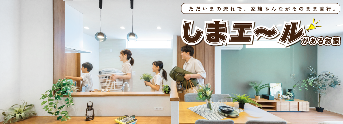 ストークビレッジ東加古川ヴェルデシティ11号地モデルハウス しまエール収納