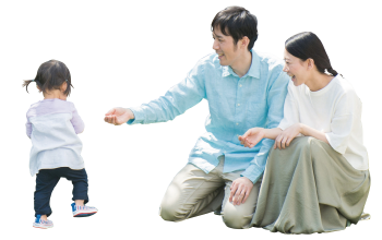 明石市魚住町　ストークガーデン明石魚住小学校前　SHOWA GROUP（ショウワグループ）株式会社・昭和住宅 人絵