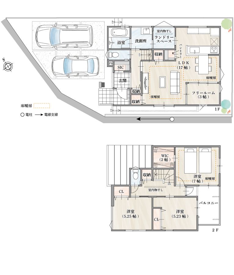 加古川市　ストークガーデン別府駅南1号地モデルハウス　SHOWA GROUP（ショウワグループ）株式会社・昭和住宅 間取りプラン