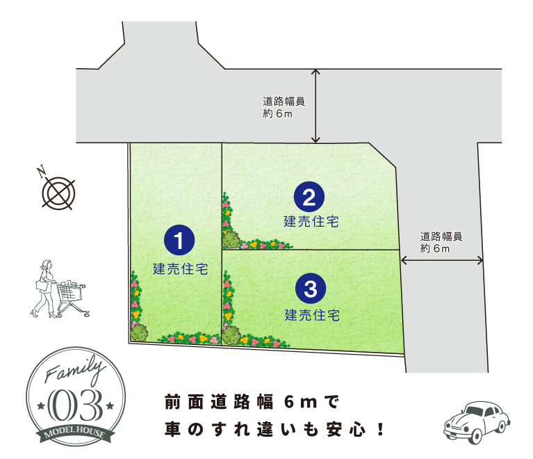 加古川市　ストークガーデン東加古川駅前通りⅣ　SHOWA GROUP（ショウワグループ）（株）　昭和住宅　区画図