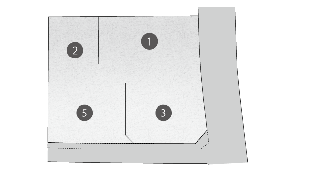 全4区画の区画図