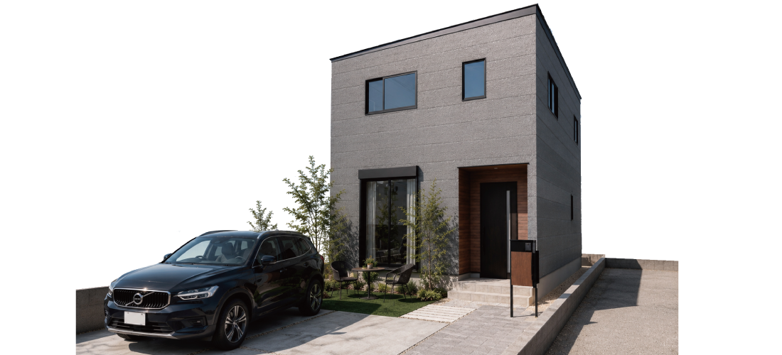 加古川市　ストークガーデン平岡小学校前3号地モデルハウス　SHOWA GROUP（ショウワグループ）・昭和住宅 外観パース