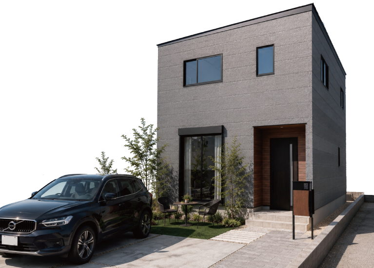 加古川市　ストークガーデン平岡小学校前3号地モデルハウス　SHOWA GROUP（ショウワグループ）・昭和住宅 外観パース