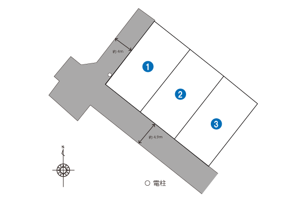加古川市　ストークガーデン宝殿駅前Ⅳ　昭和住宅　区画図