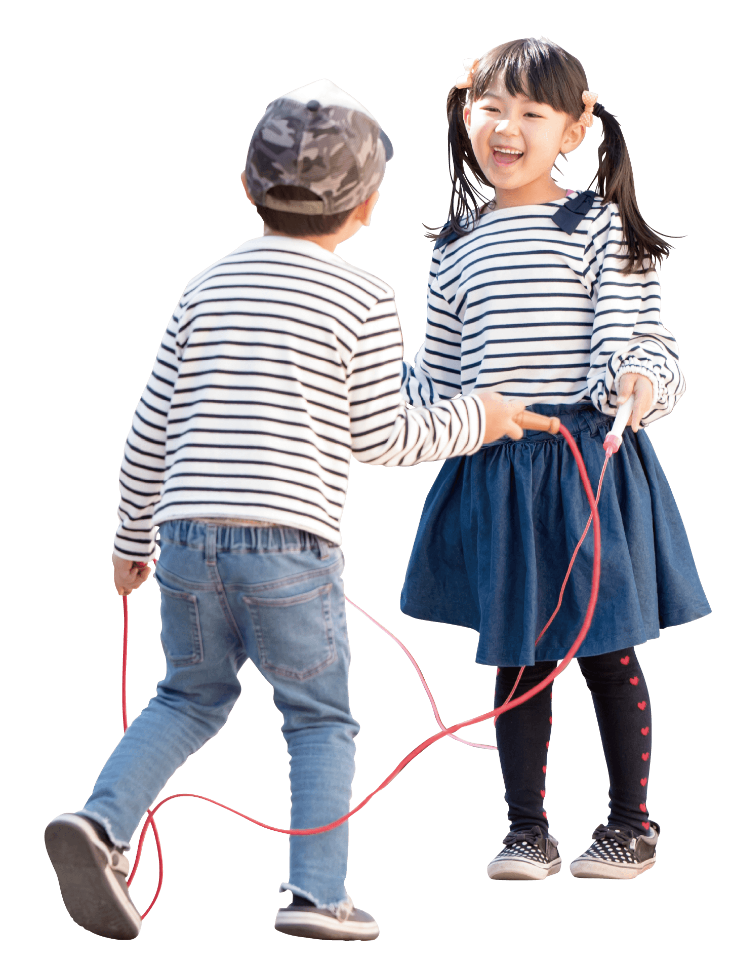 加古郡稲美町国岡　ストークガーデン稲美町国岡レイクサイド　SHOWA GROUP（ショウワグループ）株式会社・昭和住宅　子ども縄跳び遊びイメージ