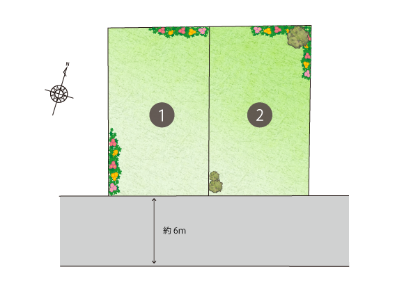加古川市　ストークガーデン加古川町中津Ⅳ　昭和住宅　区画図