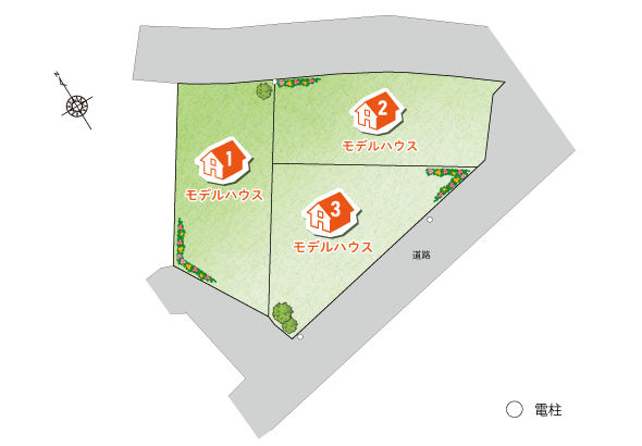 加古川市　ストークガーデン野口町良野Ⅲ　昭和住宅　区画図