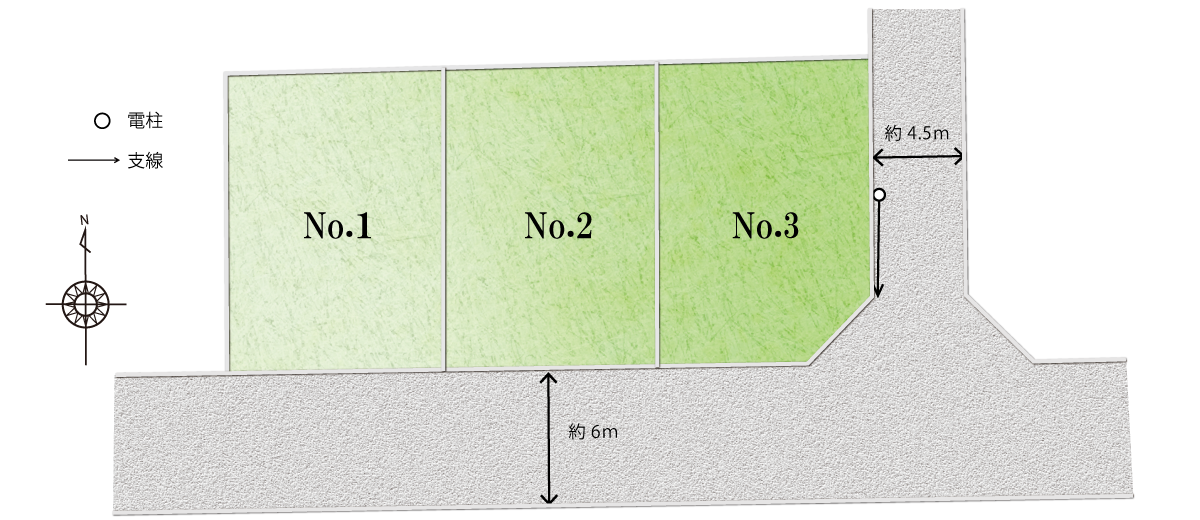 姫路市網干区垣内南町　ストークガーデン山陽網干駅前　SHOWA GROUP（ショウワグループ）株式会社・昭和住宅　区画図-ランドプラン-