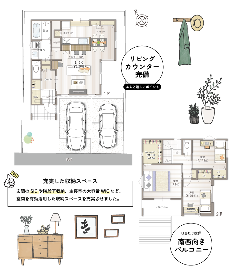 姫路市 ストークガーデン山陽網干駅前1号地モデルハウス　SHOWA GROUP（ショウワグループ）（株）　昭和住宅　間取り・プラン