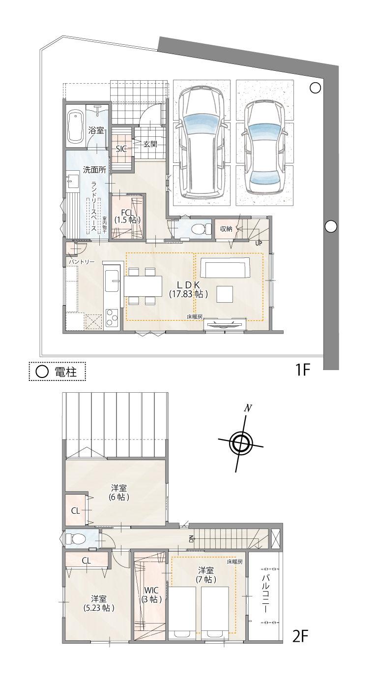 加古川市　ストークガーデン魚住町住吉Ⅱ1号地モデルハウス　SHOWA GROUP（ショウワグループ）・昭和住宅 プラン