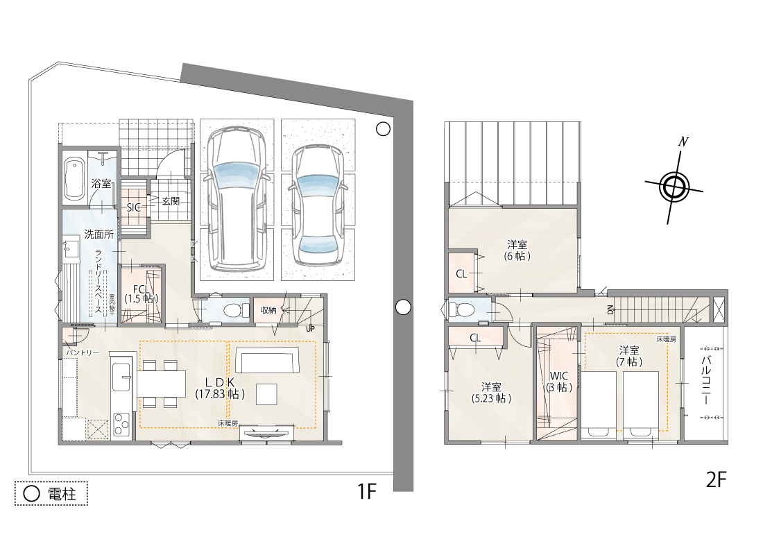 加古川市　ストークガーデン魚住町住吉Ⅱ1号地モデルハウス　SHOWA GROUP（ショウワグループ）・昭和住宅 プラン