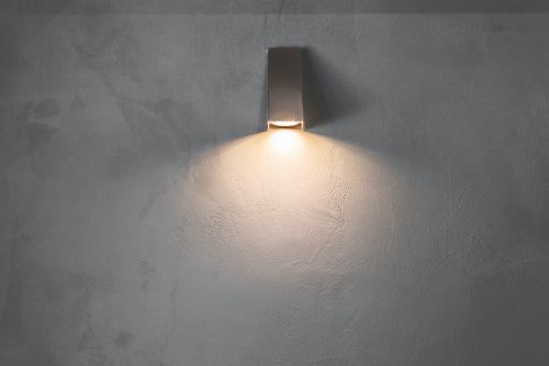 modern metal lamp on the wall