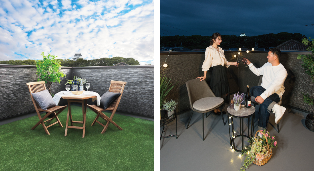 屋上バルコニー