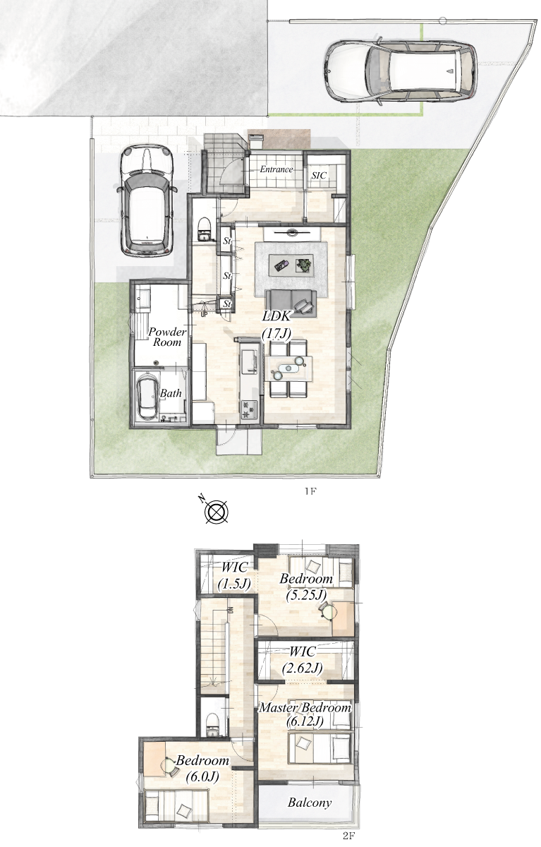 加古郡播磨町　ストークビレッジ播磨公園通り11号地モデルハウス　SHOWA GROUP（ショウワグループ）株式会社・昭和住宅 間取りプラン