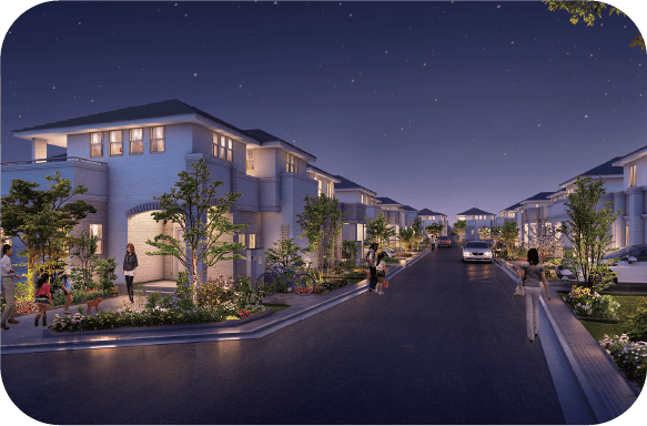 加古川市 ストークビレッジ東加古川ヴェルデシティ　SHOWA GROUP（ショウワグループ）（株）　昭和住宅　庭園灯