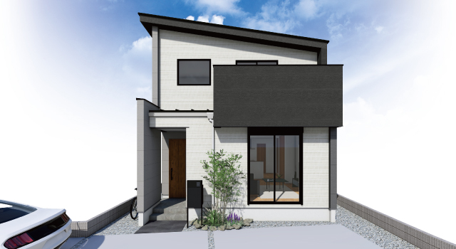 加古川市 ストークビレッジ東加古川ヴェルデシティ11号地モデルハウス　SHOWA GROUP（ショウワグループ）（株）　昭和住宅　外観イメージパース
