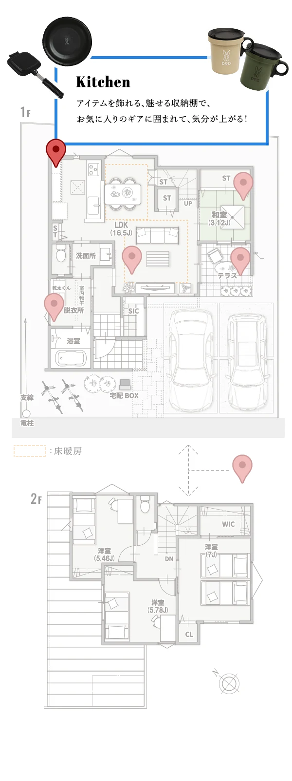 キッチンの見どころ