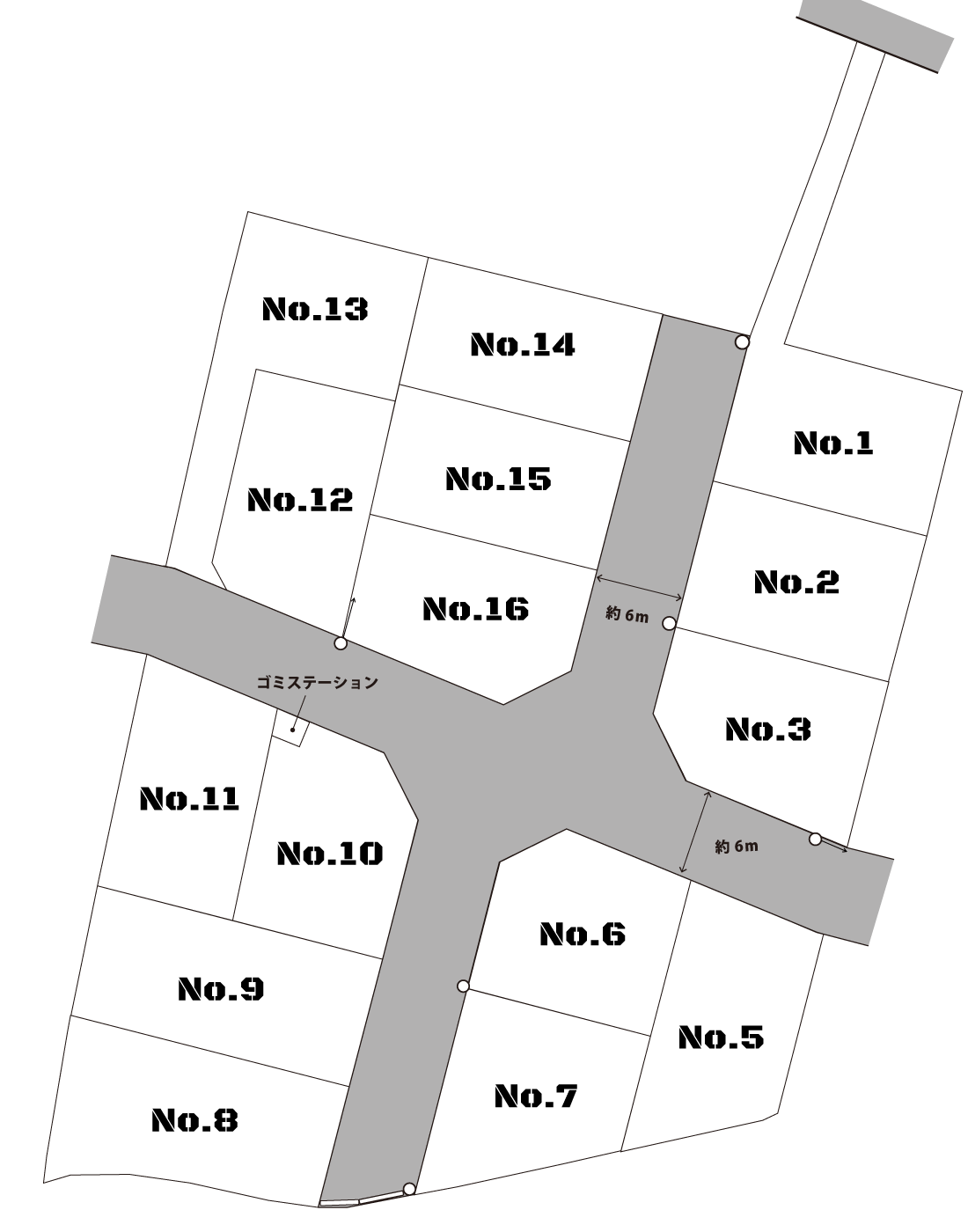 姫路市書写　ストークビレッジ姫路書写グリーンテラス　SHOWA GROUP（ショウワグループ）株式会社・昭和住宅　区画図-ランドプラン-