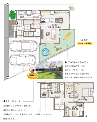 姫路市　ストークビレッジ姫路書写グリーンテラス　SHOWA GROUP（ショウワグループ）（株）　昭和住宅　7号地間取りプラン