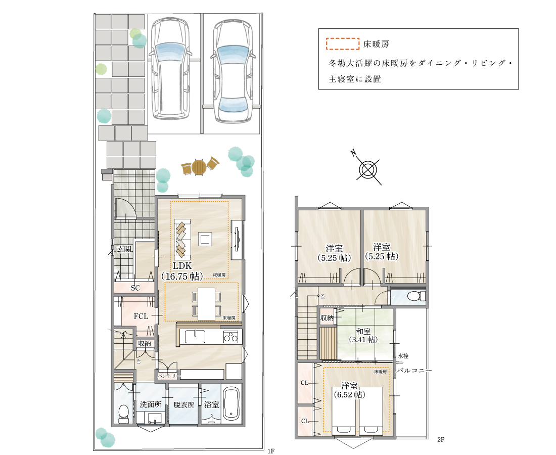 ストークビレッジ東加古川グランレジデンス2号地モデルハウス SHOWA GROUP(ショウワグループ)株式会社・昭和住宅 間取りプラン
