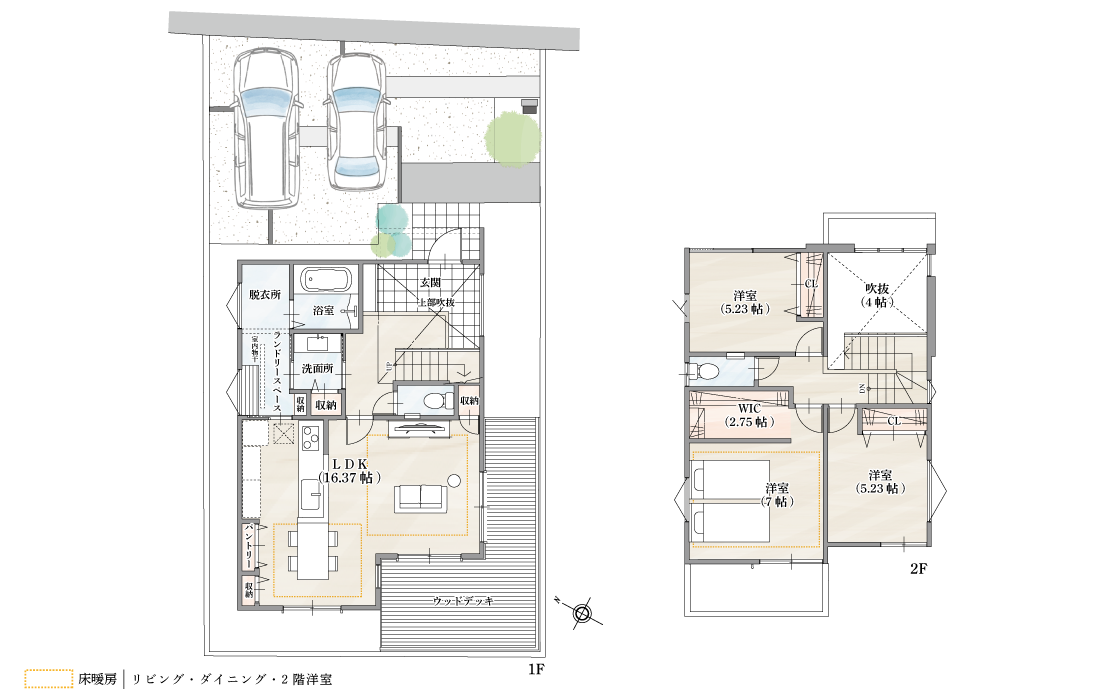 加古郡播磨町　ストークビレッジ稲美町国岡11号地モデルハウス　SHOWA GROUP（ショウワグループ）株式会社・昭和住宅 間取りプラン