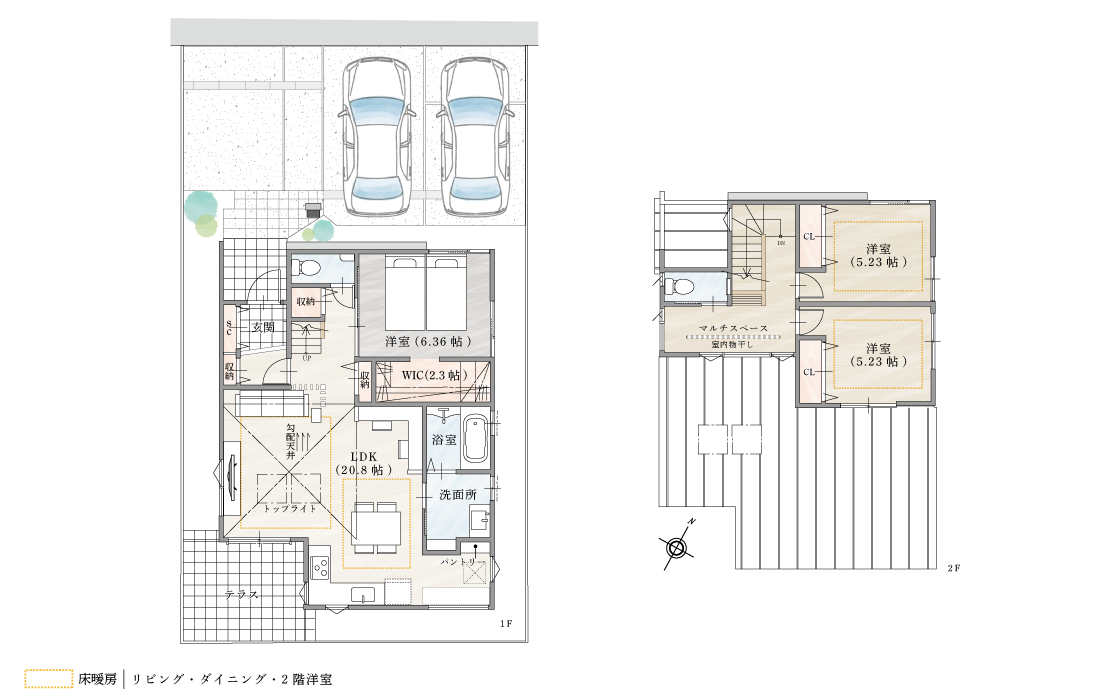 加古郡播磨町　ストークビレッジ稲美町国岡9号地モデルハウス　SHOWA GROUP（ショウワグループ）株式会社・昭和住宅 間取りプラン