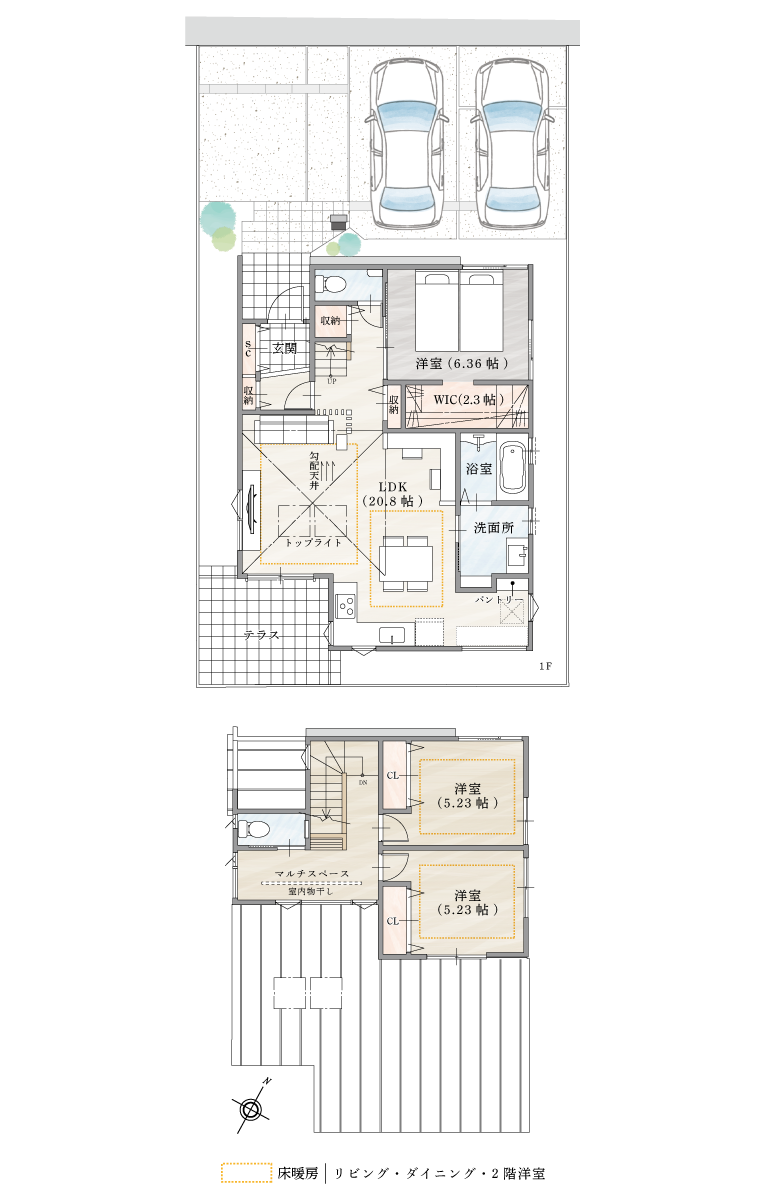 加古郡播磨町　ストークビレッジ稲美町国岡9号地モデルハウス　SHOWA GROUP（ショウワグループ）株式会社・昭和住宅 間取りプラン