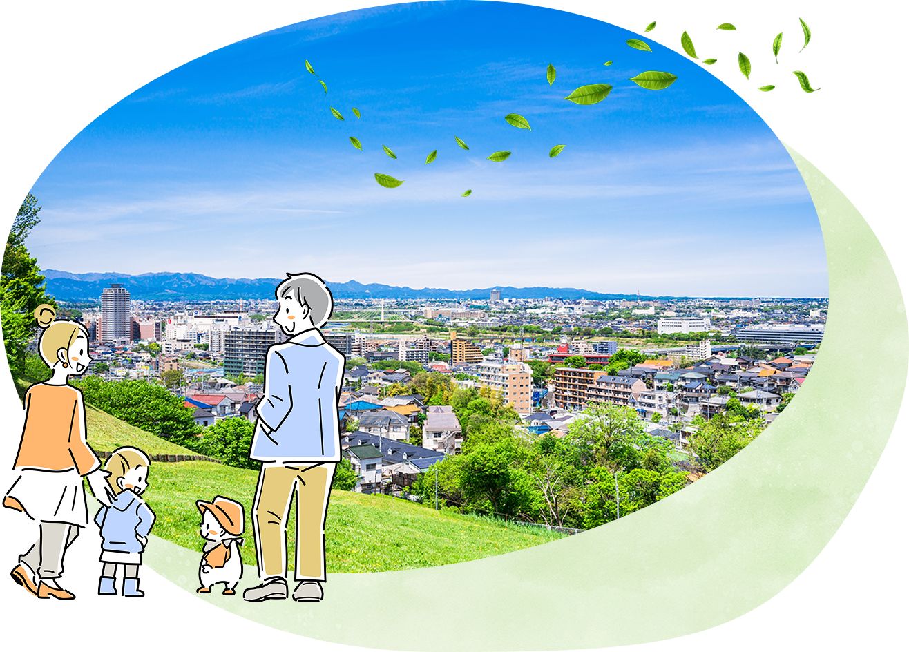 加古郡稲美町　ストークビレッジ稲美町国岡Ⅱ　コンセプトイメージ街風景