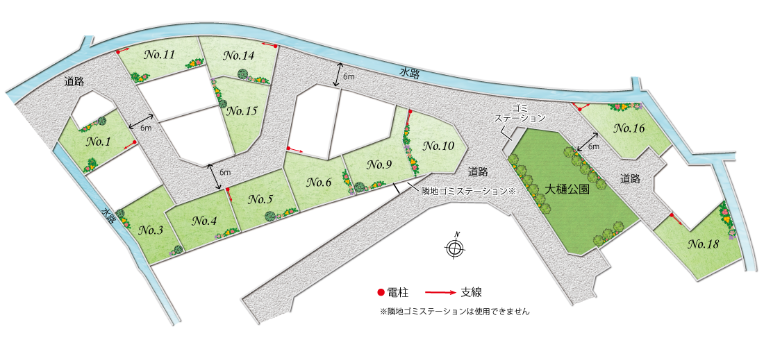 加古川市　ストークビレッジ加古川町北在家　SHOWA GROUP（ショウワグループ）（株）　昭和住宅　区画図