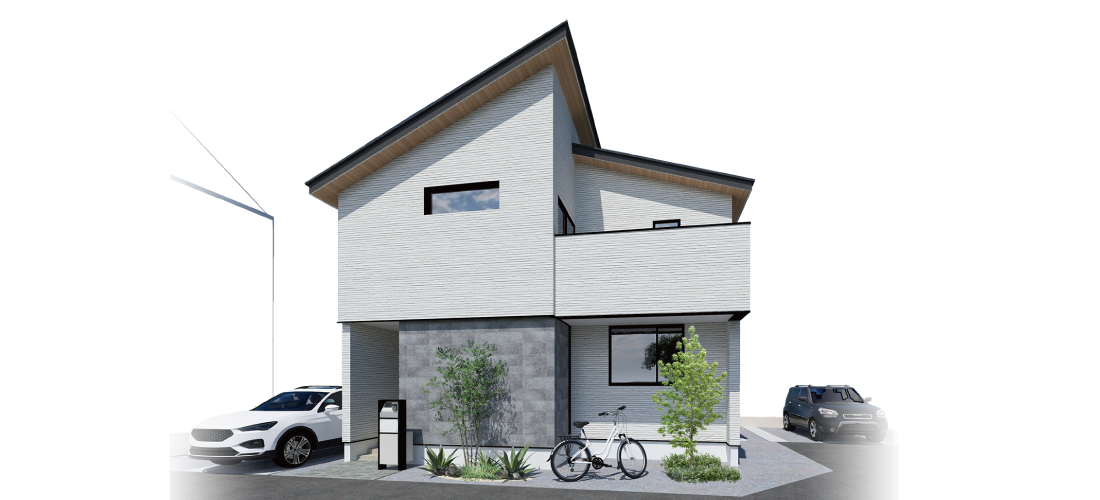 加古川市　ストークビレッジ加古川町北在家16号地　SHOWA GROUP（ショウワグループ）株式会社・昭和住宅 16号地外観パース