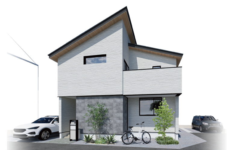 加古川市　ストークビレッジ加古川町北在家16号地　SHOWA GROUP（ショウワグループ）株式会社・昭和住宅 16号地外観パース