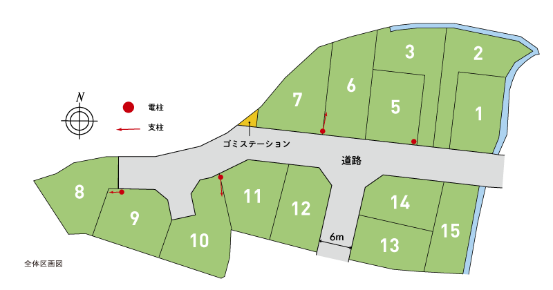 明石市　ストークビレッジ魚住町清水北　SHOWA GROUP（ショウワグループ）（株）　昭和住宅　区画図