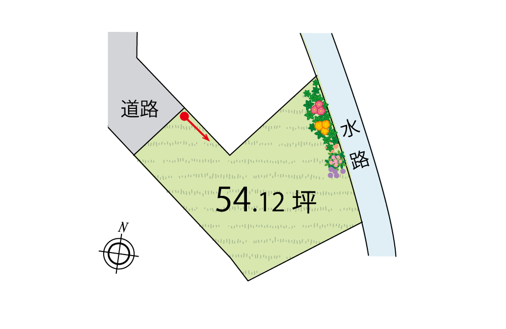 自由設計　土地探し　SHOWA GROUP（ショウワグループ）株式会社・昭和住宅　ストークビレッジ加古川町北在家18号地区画図