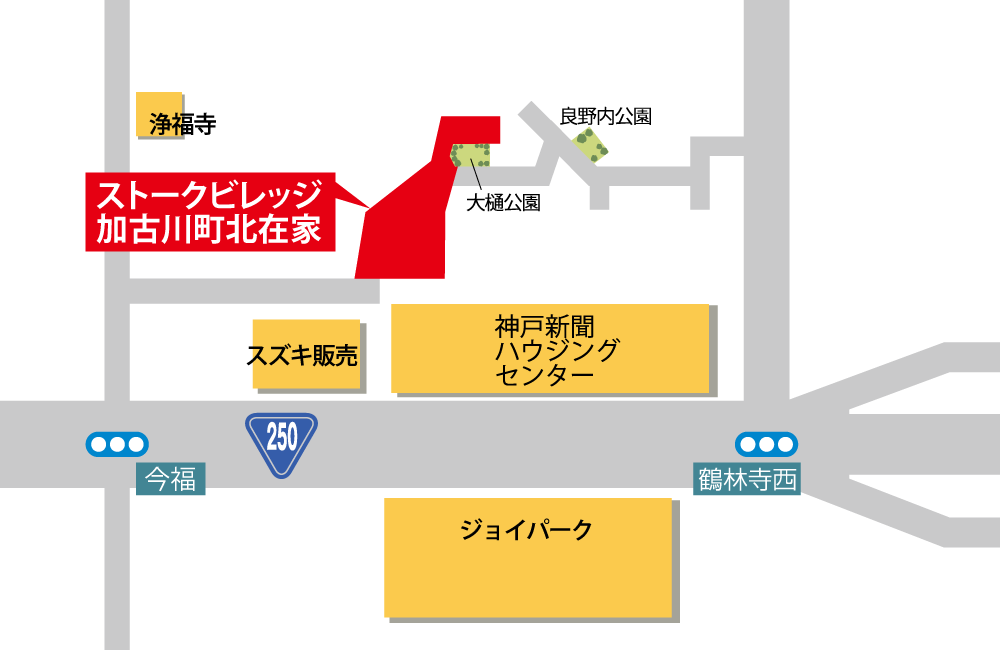 自由設計　土地探し　SHOWA GROUP（ショウワグループ）株式会社・昭和住宅　ストークビレッジ加古川町北在家　マップ