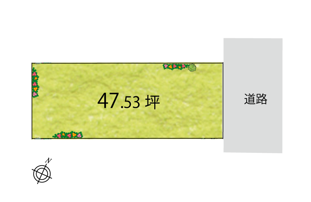 自由設計　土地探し　SHOWA GROUP（ショウワグループ）株式会社・昭和住宅　ストークガーデン新野辺北町パークサイド3号地区画図
